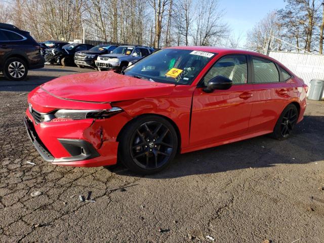 2HGFE2F58NH598806 - 2022 HONDA CIVIC SPORT წითელი ფოტო 1