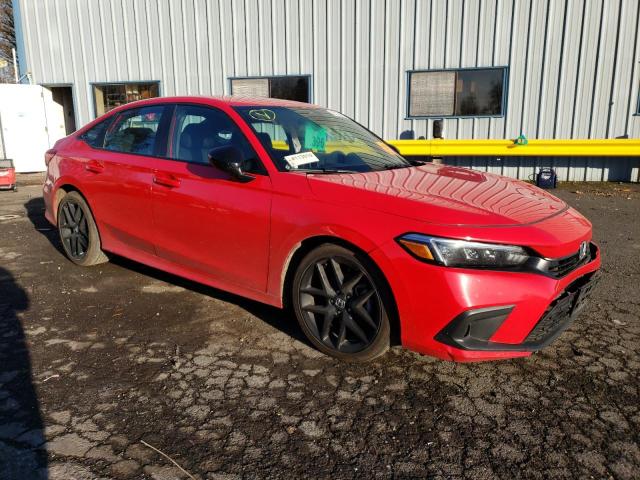 2HGFE2F58NH598806 - 2022 HONDA CIVIC SPORT წითელი ფოტო 4