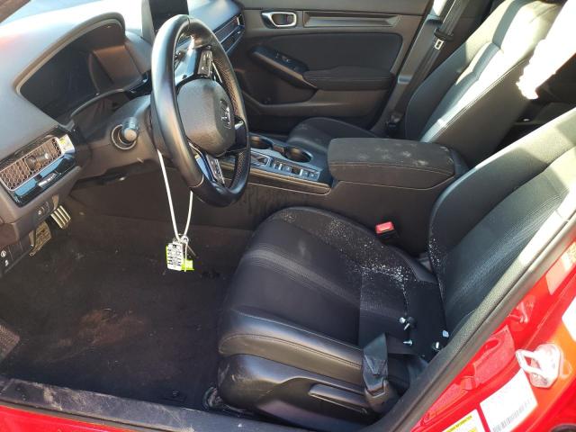 2HGFE2F58NH598806 - 2022 HONDA CIVIC SPORT წითელი ფოტო 7