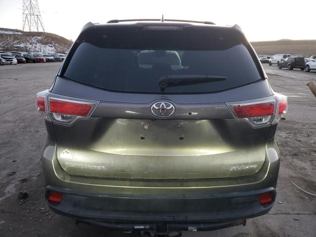 5TDJKRFH5GS342311 - 2016 TOYOTA HIGHLANDER XLE GRAY photo 6