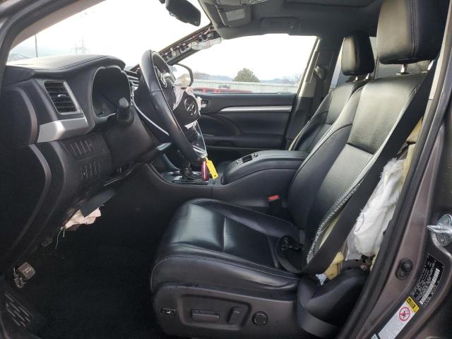 5TDJKRFH5GS342311 - 2016 TOYOTA HIGHLANDER XLE GRAY photo 7