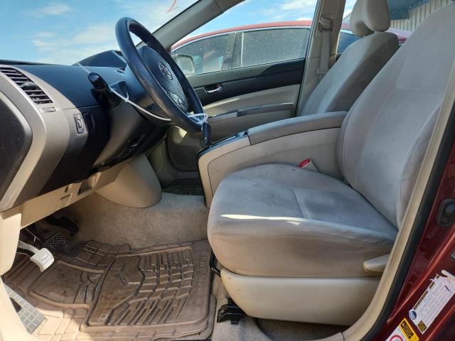 JTDKB20U457041957 - 2005 TOYOTA PRIUS RED photo 7