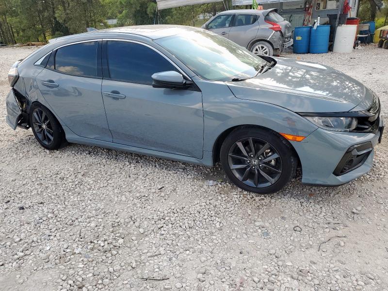 SHHFK7H64MU213755 - 2021 HONDA CIVIC EX GRAY photo 4