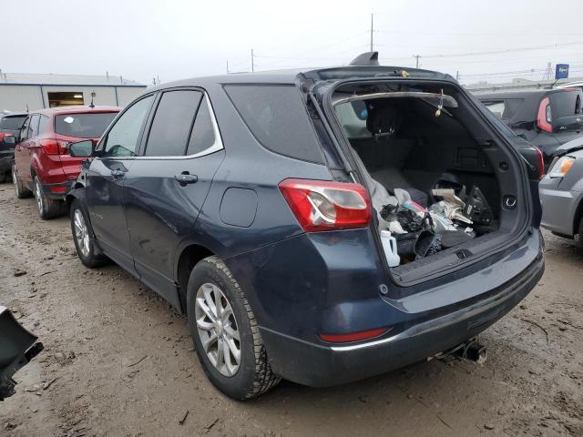 3GNAXJEV1JS582556 - 2018 CHEVROLET EQUINOX LT BLUE photo 2