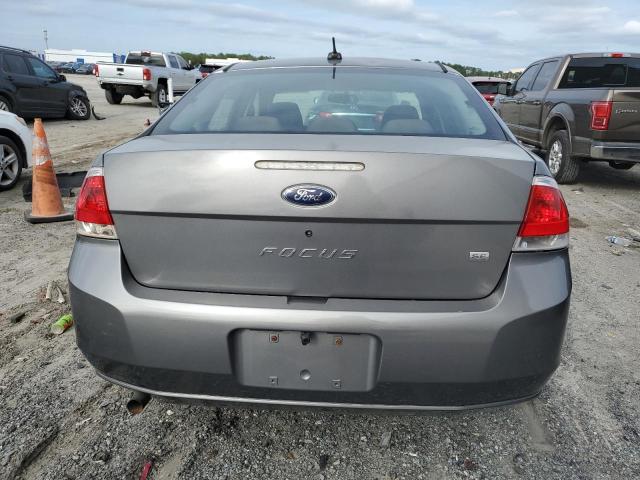 1FAHP35N69W145323 - 2009 FORD FOCUS SE GRAY photo 6