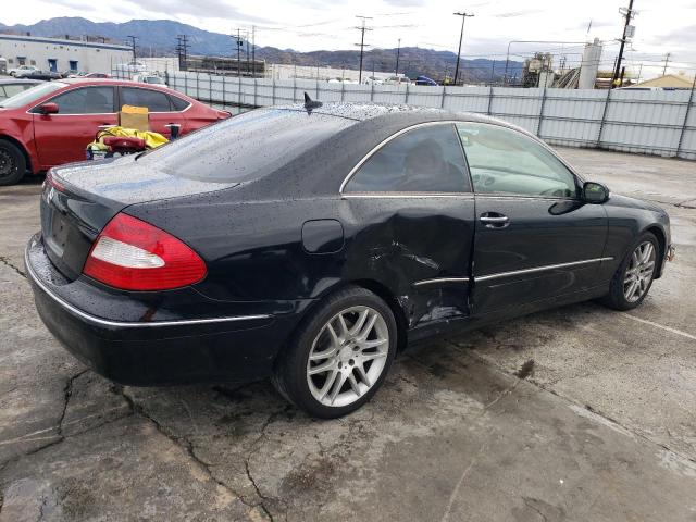 WDBTJ56H88F237184 - 2008 MERCEDES-BENZ CLK 350 BLACK photo 3