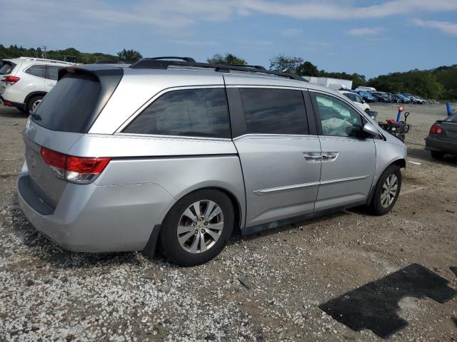 5FNRL5H64FB019214 - 2015 HONDA ODYSSEY EXL SILVER photo 3