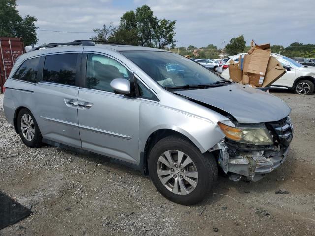 5FNRL5H64FB019214 - 2015 HONDA ODYSSEY EXL SILVER photo 4