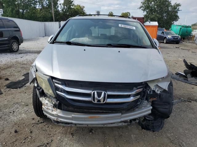 5FNRL5H64FB019214 - 2015 HONDA ODYSSEY EXL SILVER photo 5