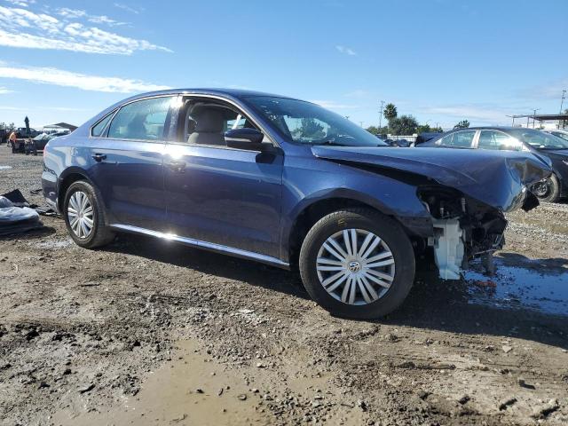1VWAT7A36FC025115 - 2015 VOLKSWAGEN PASSAT S BLUE photo 4