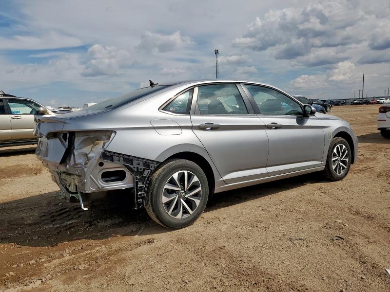3VWCM7BU4NM011448 - 2022 VOLKSWAGEN JETTA S SILVER photo 3