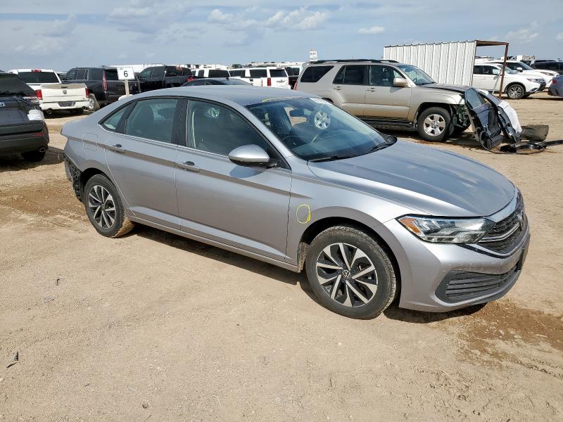 3VWCM7BU4NM011448 - 2022 VOLKSWAGEN JETTA S SILVER photo 4