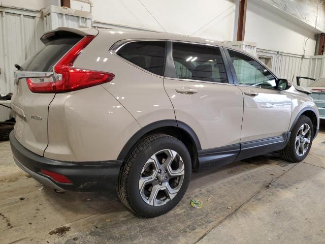 2HKRW2H52KH624132 - 2019 HONDA CR-V EX BROWN photo 3