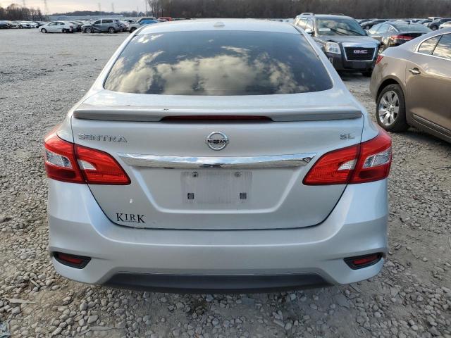 3N1AB7AP8KY329916 - 2019 NISSAN SENTRA S SILVER photo 6