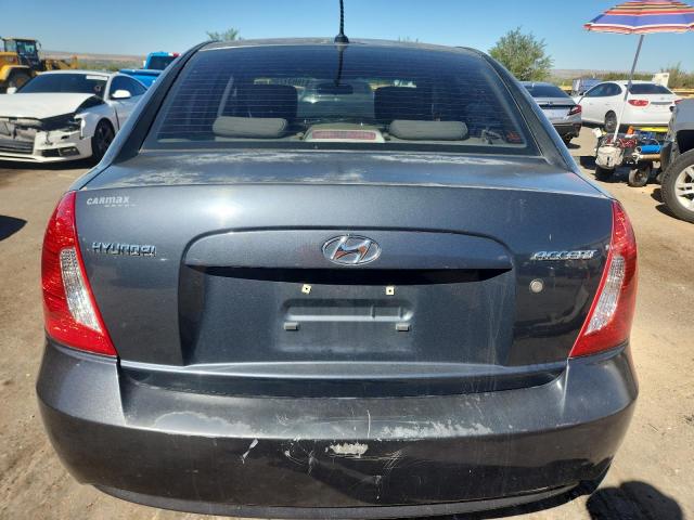 KMHCN4AC6AU494336 - 2010 HYUNDAI ACCENT GLS CHARCOAL photo 6