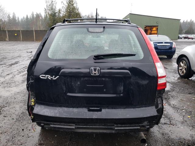 5J6RE38379L016047 - 2009 HONDA CR-V LX BLACK photo 6