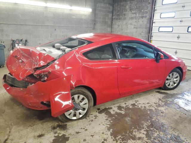 2HGFG3B52CH517558 - 2012 HONDA CIVIC LX RED photo 3