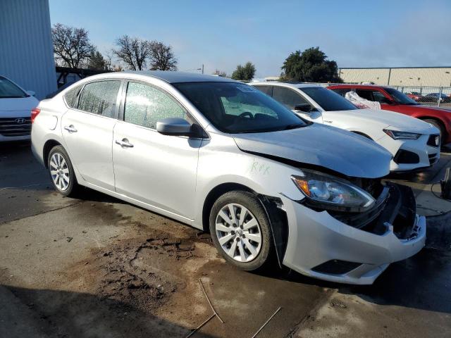 3N1AB7AP5KY340145 - 2019 NISSAN SENTRA S SILVER photo 4