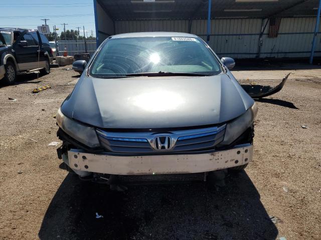 JHMFB4F24CS010462 - 2012 HONDA CIVIC HYBRID ნაცრისფერი ფოტო 5