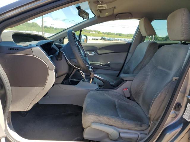 JHMFB4F24CS010462 - 2012 HONDA CIVIC HYBRID ნაცრისფერი ფოტო 7