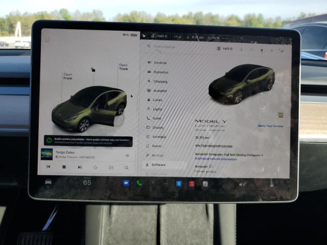 7SAYGAEE5PF930399 - 2023 TESLA MODEL Y Negro foto 9