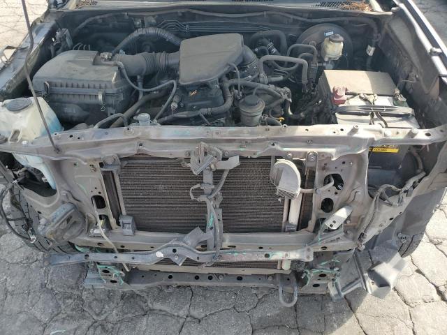 5TFAX5GN1GX056948 - 2016 TOYOTA TACOMA DOUBLE CAB GRAY photo 11