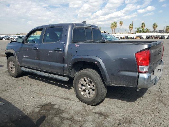 5TFAX5GN1GX056948 - 2016 TOYOTA TACOMA DOUBLE CAB GRAY photo 2