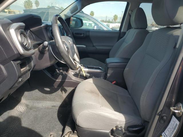 5TFAX5GN1GX056948 - 2016 TOYOTA TACOMA DOUBLE CAB GRAY photo 7