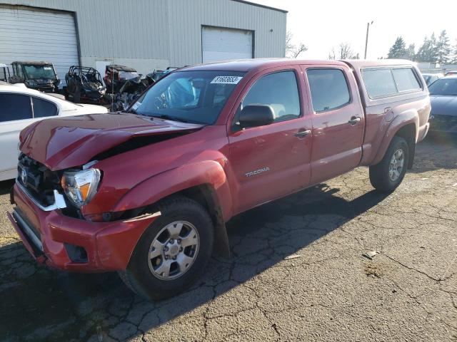 3TMMU4FN9DM050303 - 2013 TOYOTA TACOMA DOUBLE CAB LONG BED RED photo 1