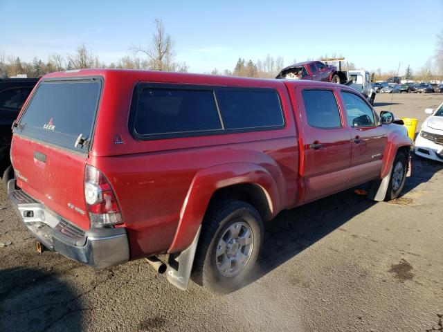 3TMMU4FN9DM050303 - 2013 TOYOTA TACOMA DOUBLE CAB LONG BED RED photo 3