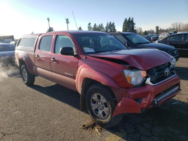 3TMMU4FN9DM050303 - 2013 TOYOTA TACOMA DOUBLE CAB LONG BED RED photo 4