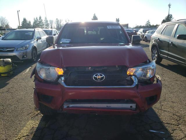 3TMMU4FN9DM050303 - 2013 TOYOTA TACOMA DOUBLE CAB LONG BED RED photo 5