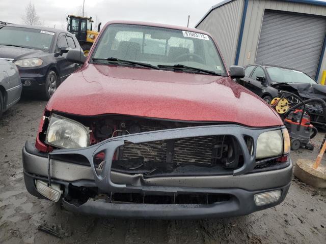 5TENL42N04Z461024 - 2004 TOYOTA TACOMA BURGUNDY photo 5