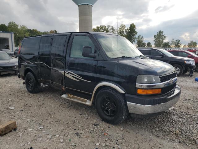 1GBFG15T171197087 - 2007 CHEVROLET EXPRESS G1 BLACK photo 4