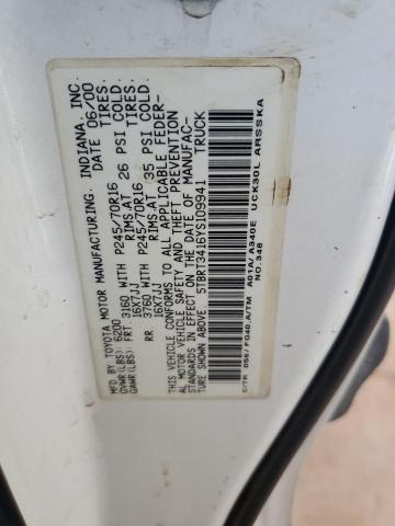 5TBRT3416YS109941 - 2000 TOYOTA TUNDRA ACCESS CAB Weiß Foto 12