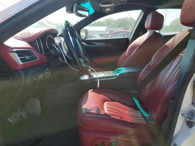 ZAM57RTA0F1146181 - 2015 MASERATI GHIBLI S WHITE photo 7