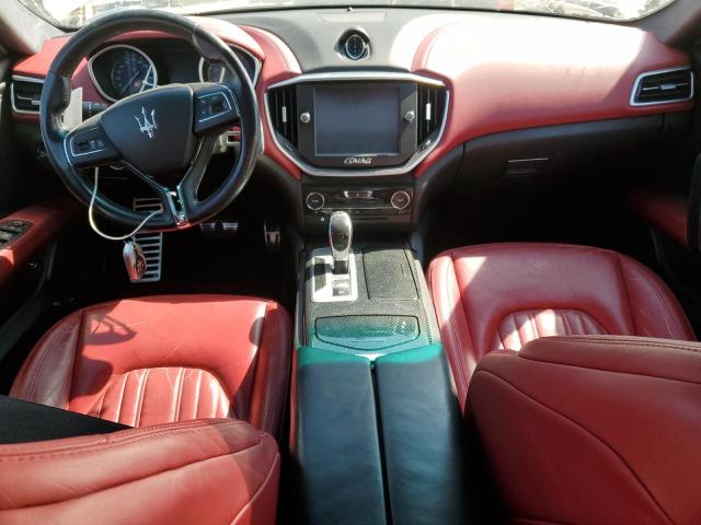 ZAM57RTA0F1146181 - 2015 MASERATI GHIBLI S WHITE photo 8