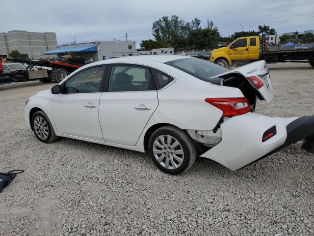 3N1AB7AP7GY231192 - 2016 NISSAN SENTRA S WHITE photo 2