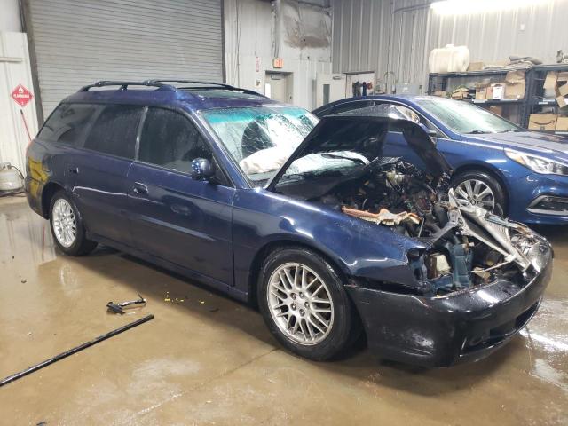 4S3BH635936310693 - 2003 SUBARU LEGACY L BLUE photo 4