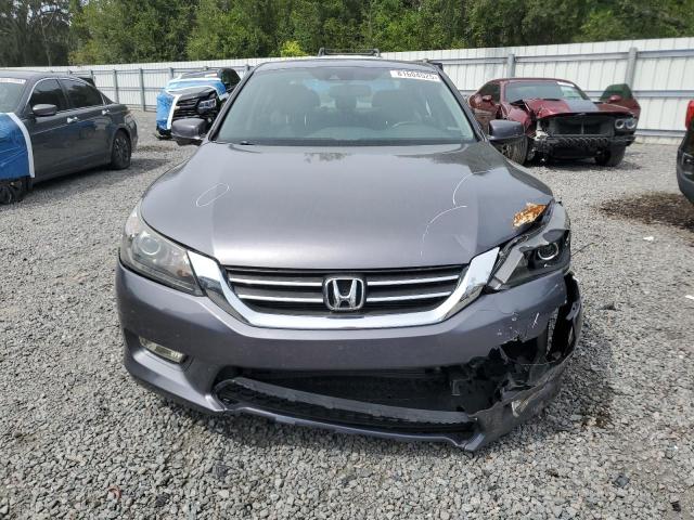 1HGCR2F83FA174676 - 2015 HONDA ACCORD EXL GRAY photo 5