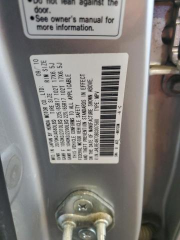 JHLRE4H73BC007580 - 2011 HONDA CR-V EXL Gümüş foto 13