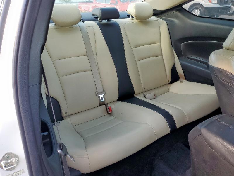 1HGCT1B80DA000613 - 2013 HONDA ACCORD EXL WHITE photo 10