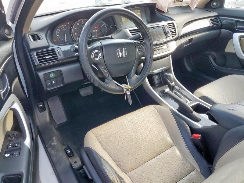 1HGCT1B80DA000613 - 2013 HONDA ACCORD EXL WHITE photo 8