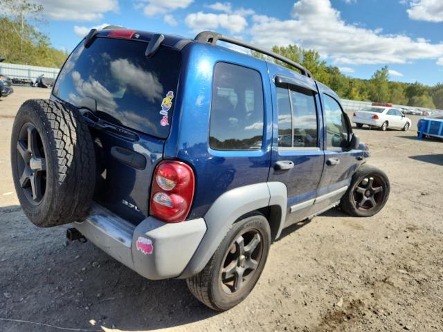 1J4GL48K75W653877 - 2005 JEEP LIBERTY SPORT 蓝色 照片 3