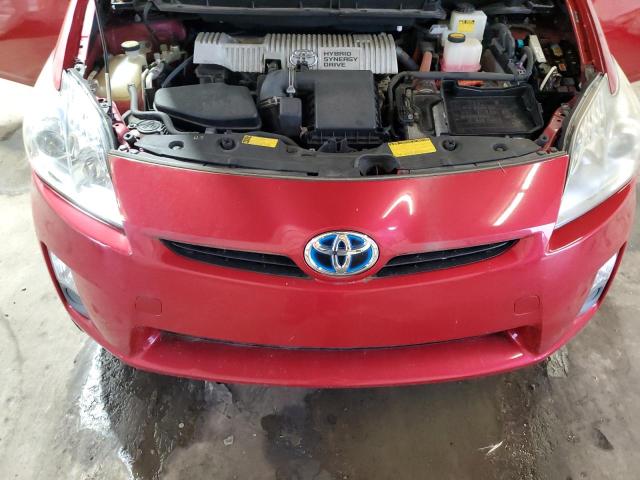 JTDKN3DU5A1165496 - 2010 TOYOTA PRIUS RED photo 11