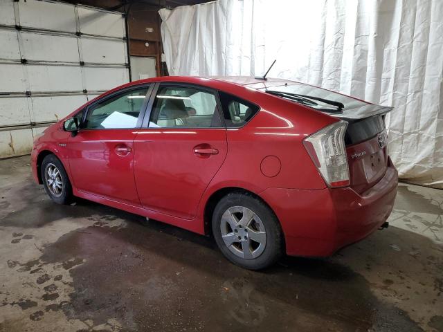 JTDKN3DU5A1165496 - 2010 TOYOTA PRIUS RED photo 2