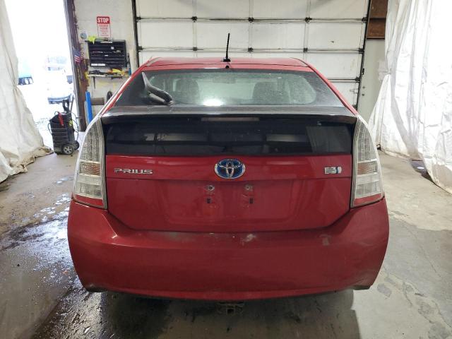 JTDKN3DU5A1165496 - 2010 TOYOTA PRIUS RED photo 6