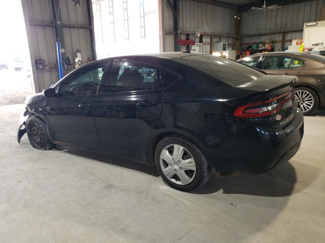 1C3CDFAA8GD656983 - 2016 DODGE DART SE შავი ფოტო 2