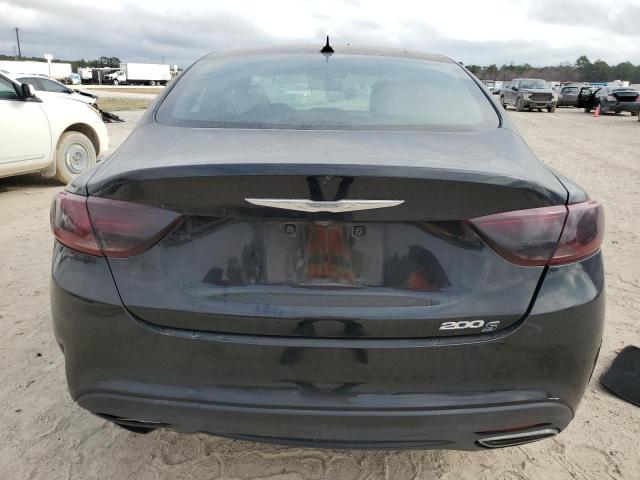 1C3CCCBG5FN619936 - 2015 CHRYSLER 200 S BLACK photo 6