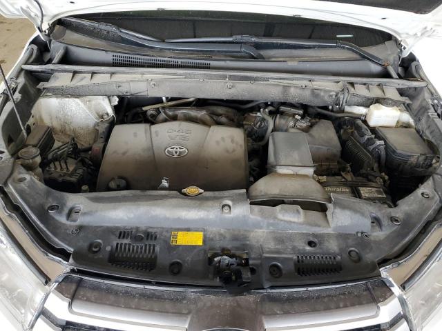 5TDJZRFH4HS421370 - 2017 TOYOTA HIGHLANDER SE თეთრი ფოტო 12